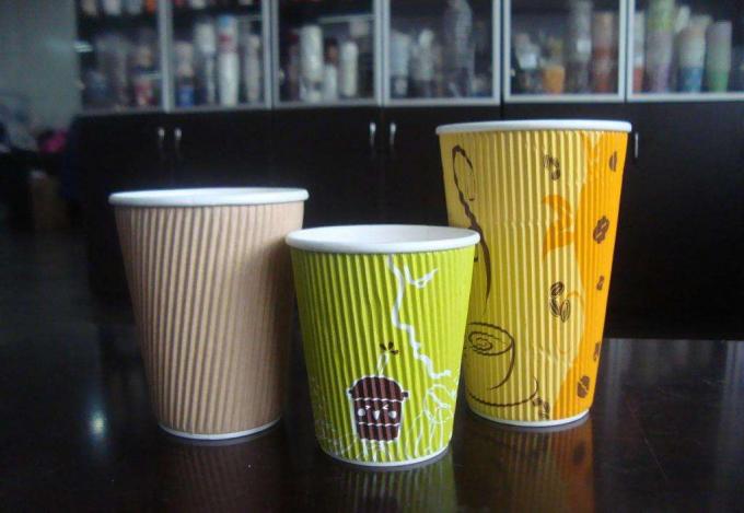 Macchina media automatica della tazza di carta del doppio strato di sensibilità per Starbuck o Costa Cup 100 tazze al minuto
