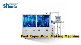 Macchina per ciotole di carta Servo Produzione veloce 110 pezzi/min