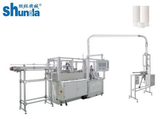 Qualità Macchina doppia 2500 ×1800 ×1700MM della manica della tazza di carta di alta efficienza fabbrica