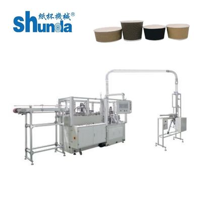 Qualità Macchina della tazza di carta di Wal dell'ondulazione, 80-100Pcs/macchina minima di fabbricazione della tazza di carta automatica fabbrica