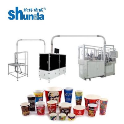Qualità Automatica 4OZ Coppa di carta Caffè Coppa di carta macchina di produzione SHUNDA SMD-90 fabbrica