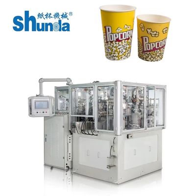 Qualità Macchina automatica per la fabbricazione di tazze di carta per gelati con compressore d'aria 0.4m3/min 0.5Mpa fabbrica