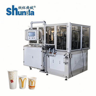 Qualità Macchina automatica della tazza di carta, macchina fredda di carta automatica 100cups/min di alta velocità della tazza della bevanda fabbrica