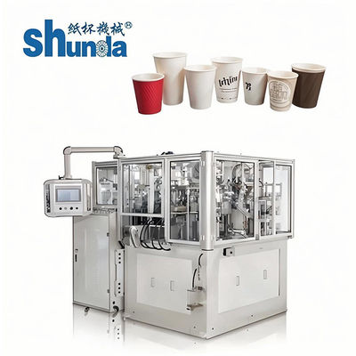Qualità Tazza di tè di carta che fa macchina, tazza di tè ad alta velocità automatica della carta di comando digitale che fa macchina SMD-90 fabbrica