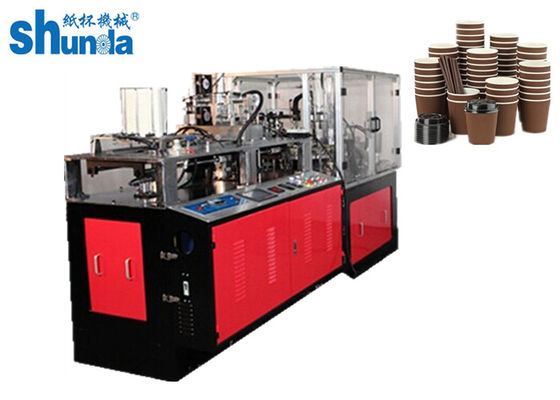 Qualità Macchina doppia automatica ultrasonica 135-450gram della manica della tazza di carta/ciotola fabbrica