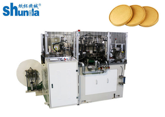Qualità Il coperchio di carta ad alta velocità automatico che forma la macchina con Pe/Pla la carta patinata per la tazza di caffè fabbrica