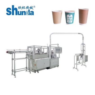 Tazze da caffè automatiche in carta a doppia parete che producono una gamma di dimensioni della macchina 6-22 once