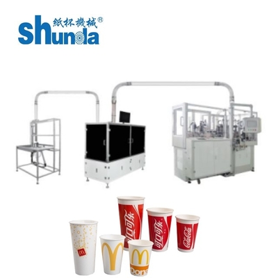 Riscaldamento ultrasonico per la tazza del gelato che fa macchina con 100-120 pc/min