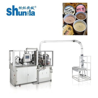 Macchina di formazione di ciotole di gelato di carta completamente automatica per la produzione di tazze di dimensioni da 2 a 16 oz