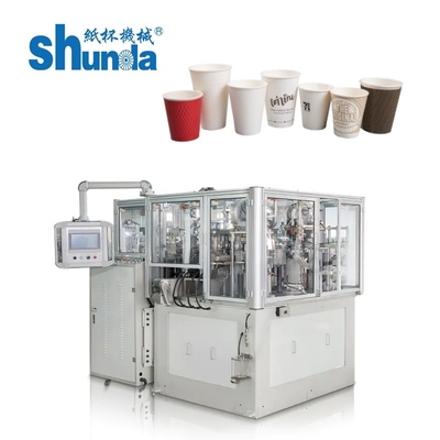 Macchinario automatico eliminabile orizzontale della tazza di carta per tazze beventi fredde/calde