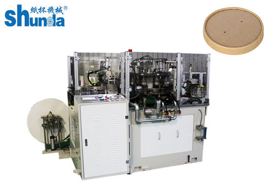 Cappuccio caldo di carta della copertura del coperchio della tazza di caffè del PE a un solo strato che fa macchina con il dispositivo ultrasonico